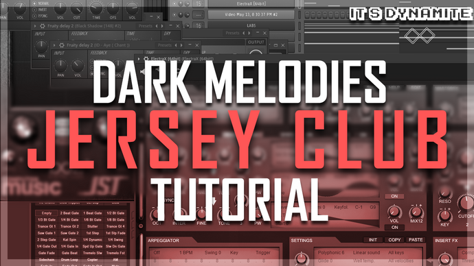 How to add Dark Melodies to a Jersey Club Song on FL Studio